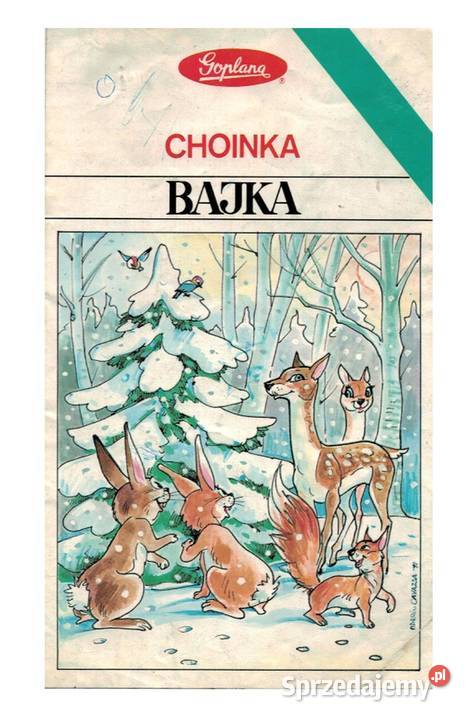 Choinka bajka czekolada Goplana 1991 Mario Pozostałe podkarpackie Rzeszów