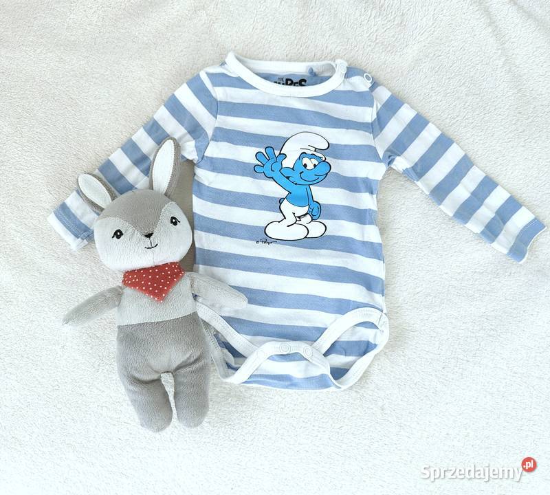 Body dziecięce Sinsay 62 bawełna smerf Smurfs