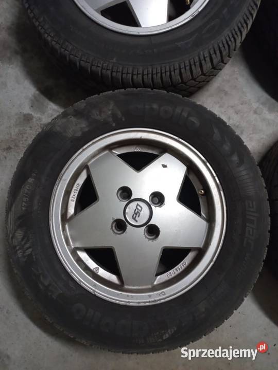 Felgi z oponami FSO Polonez 4x98 R13 mazowieckie Wyszków sprzedam