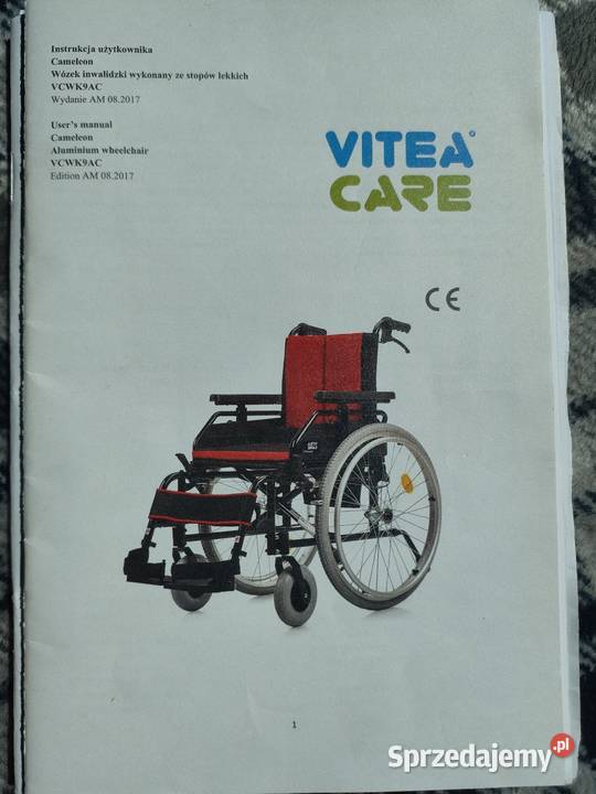 Sprzedam wózek inwalidzki Cameleon VCWK9AC Katowice