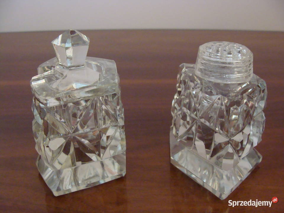 Solniczka pieprzniczka szkło