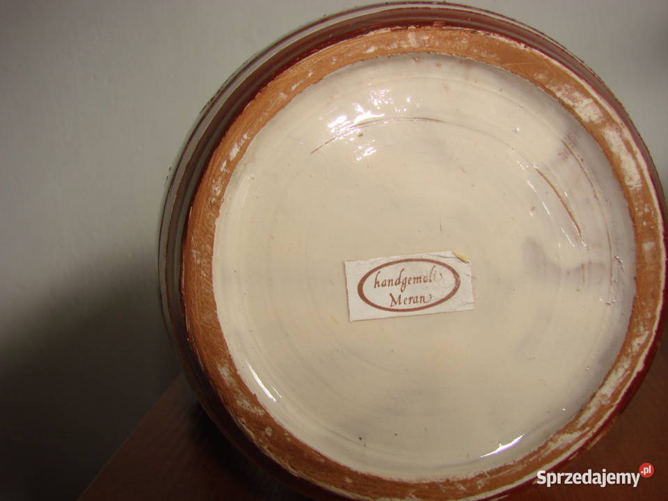 Meran stary terakotowy dzban Pruszcz Gdański