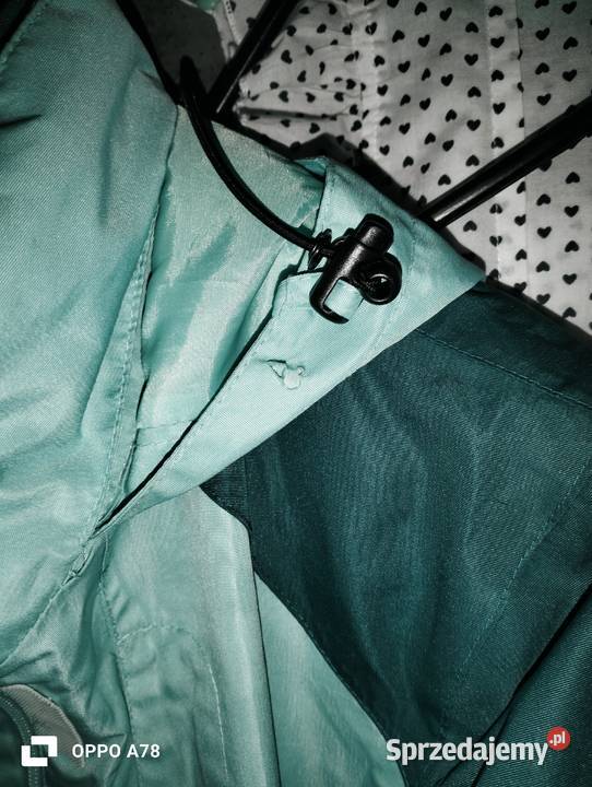 Kurtka zimowa narciarska damska niebieski