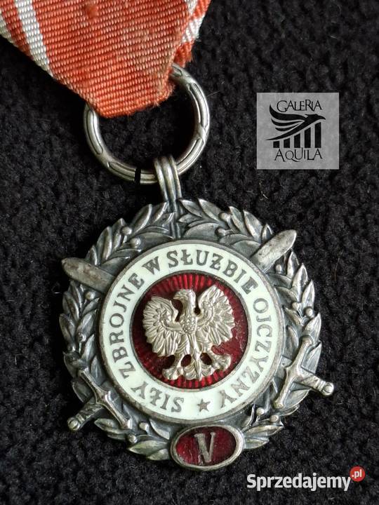 Unikat Srebrny Medal Siły Zbrojne V Wejherowo