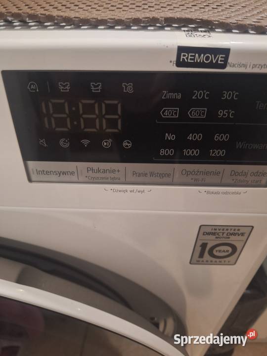 Pralka LG Vivace F2WN4S6S0 Slim 65 5 lat wolnostojące