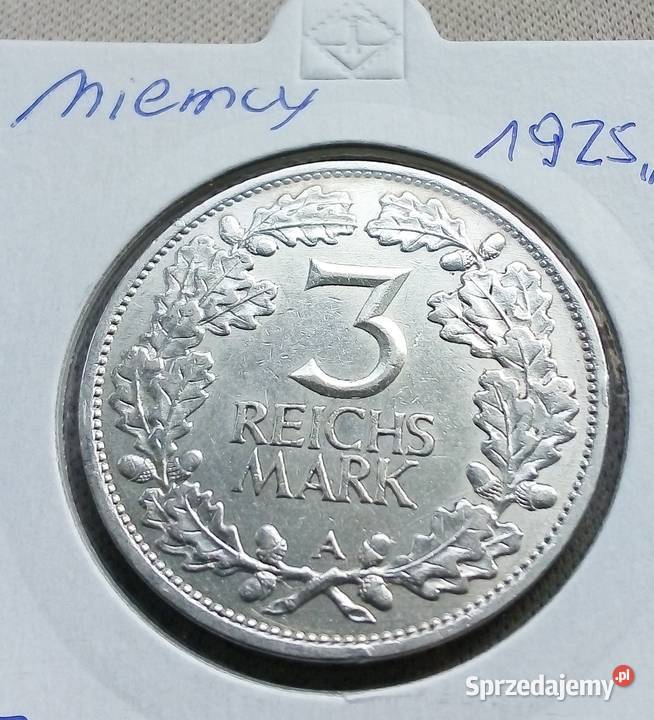 NIEMCY3 MARKI1925 rA SREBRO 500 1000 LECIE mazowieckie Legionowo sprzedam