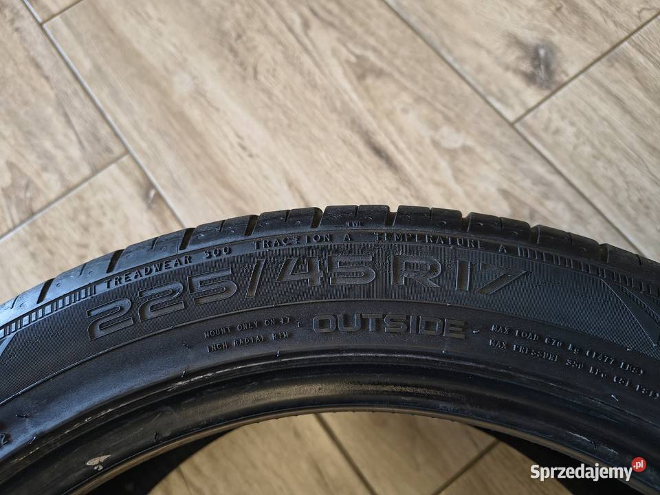 Opona Letnia Nokian WETPROOF 22545 R17 2021r Samochodowe Dziecinów