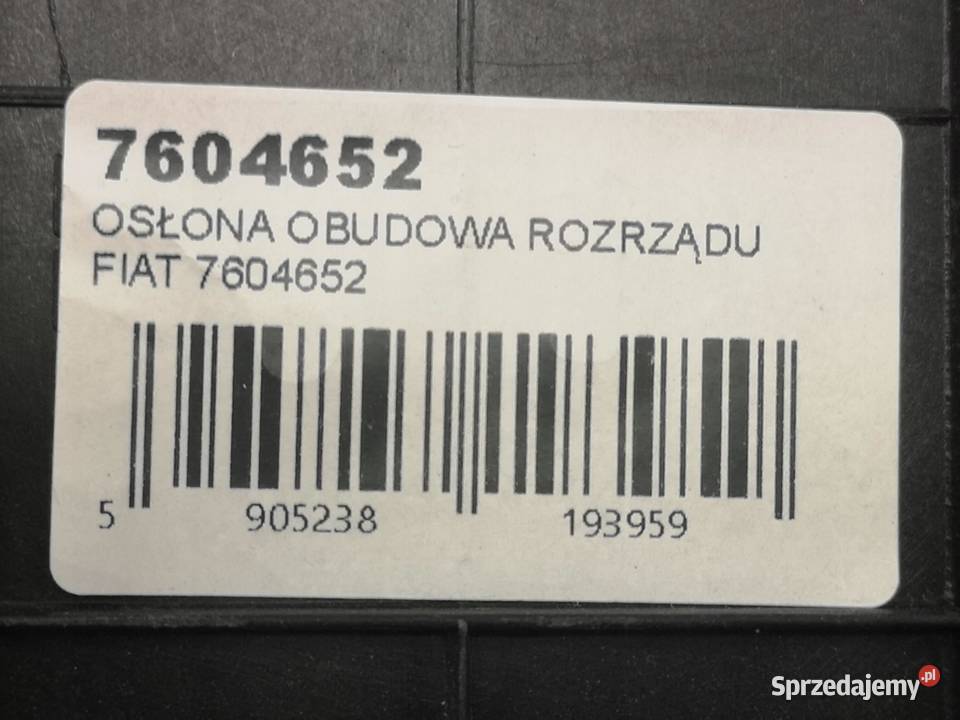OSŁONA ROZRZĄDU FIAT CROMA 19 TD 19901996 NOWA