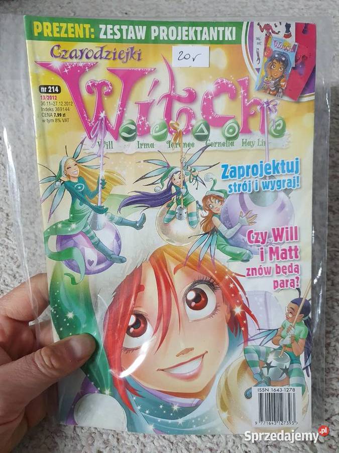 Czarodziejki WITCH zestaw 7 komiksów Gdynia