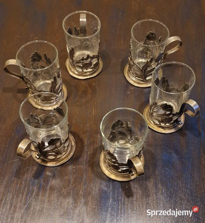 SZKLANKI 4 vintage lata 6070te czsy PRLu nowe Lublin sprzedam