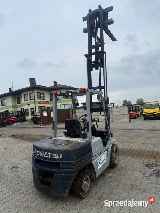 wózek widłowy KOMATSU FD30 diesel Triplex 430m diesel Działoszyn sprzedam