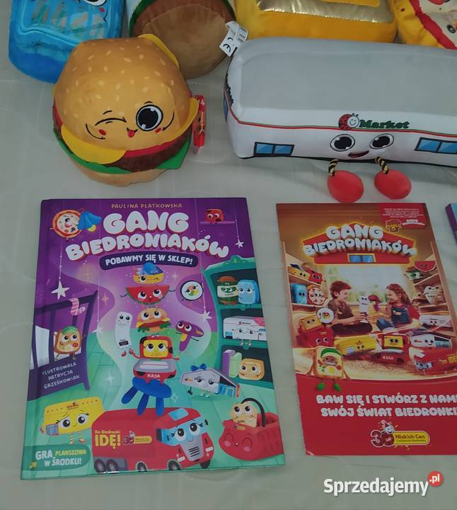 Gang Biedroniaków 12 pluszaków 2 książeczki uh pomorskie Gdańsk