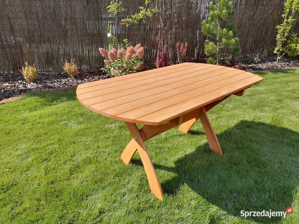 Meble ogrodowe drewniane składane typ X lamel 1 drewno Kalety