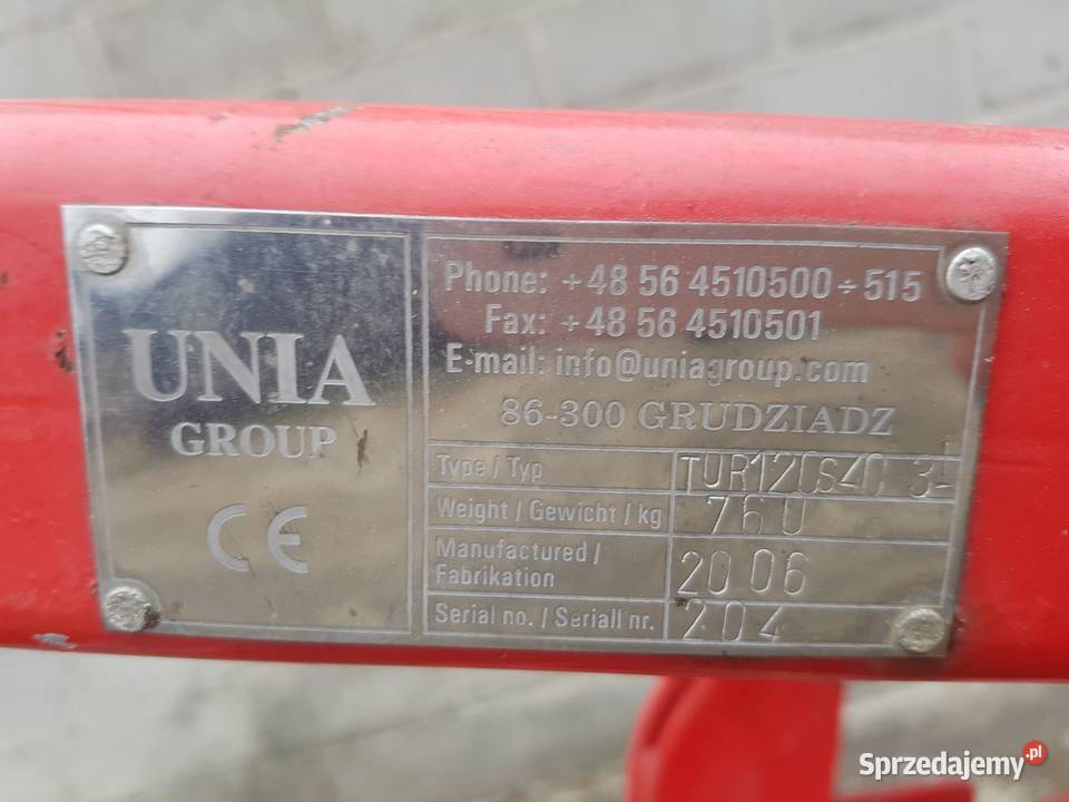Pług skibowy Unia Pozostałe sprzedam