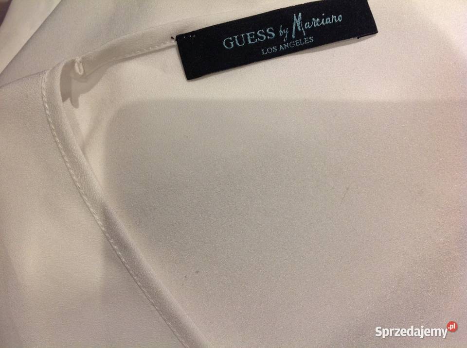 Bluzka Biała Damska Top GUESS MARCIANO ML Nowa Nowa Sól