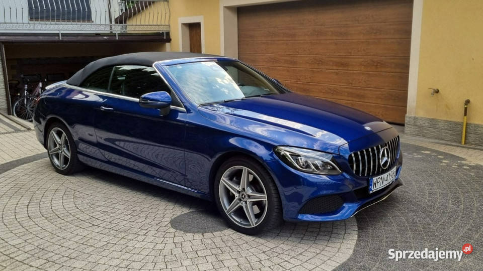 Mercedes C 200 Cabrio Full Led Kamera 360 elektryczne lusterka sprzedam