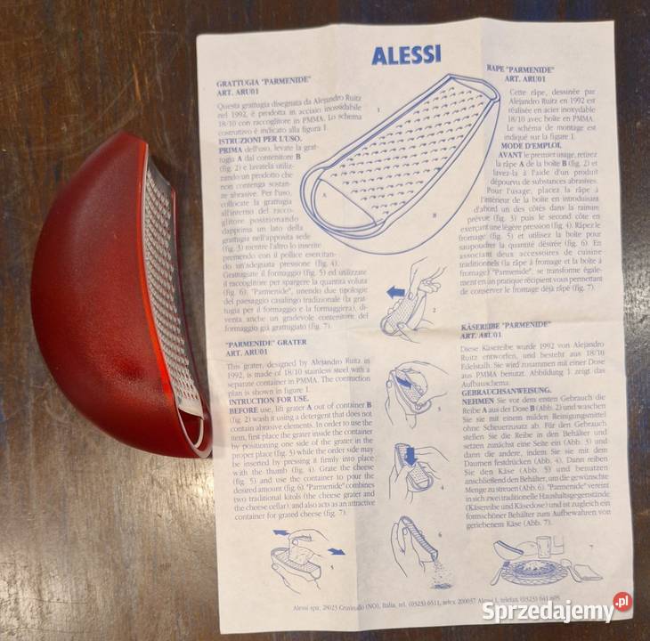 Designerska TATKA DO SERA PARMENIDE ALESSI Antyki, Sztuka, Kolekcje lubelskie Lublin