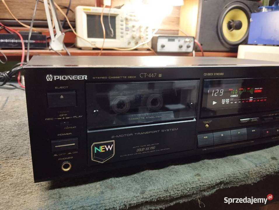Magnetofon kasetowy stereo HiFi Pioneer CT447 Zabrze