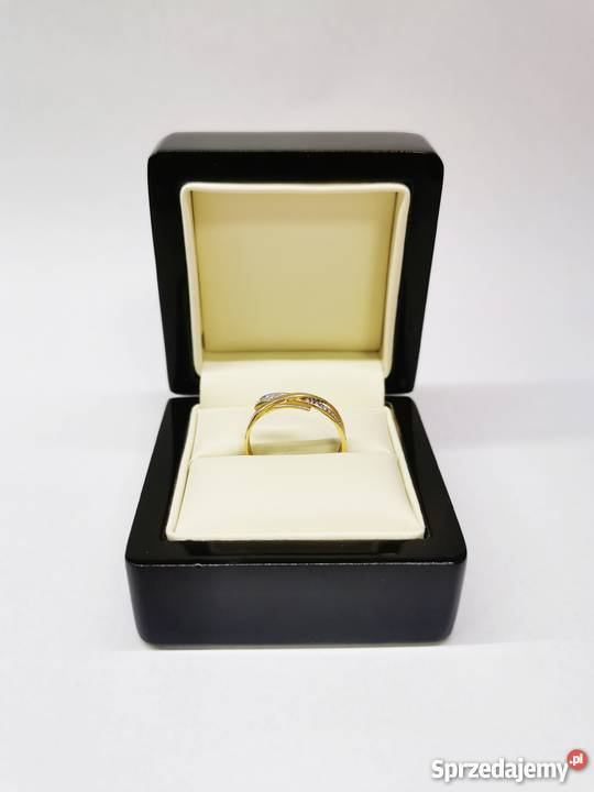 PIERŚCIONEK Z DIAMENTEM 201 GRAM 750 Konin