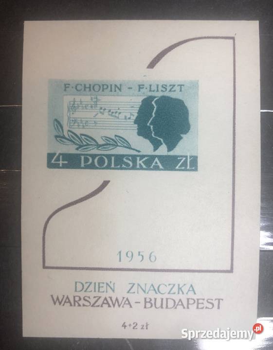 Blok Fi 18 czyste Warszawa Budapeszt 1956 Pabianice sprzedam