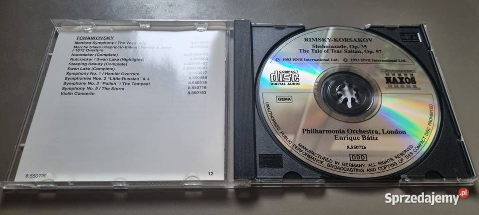 Płyta CD RIMSKYKORSAKOV Sheherazade The Tale of Zielona Góra