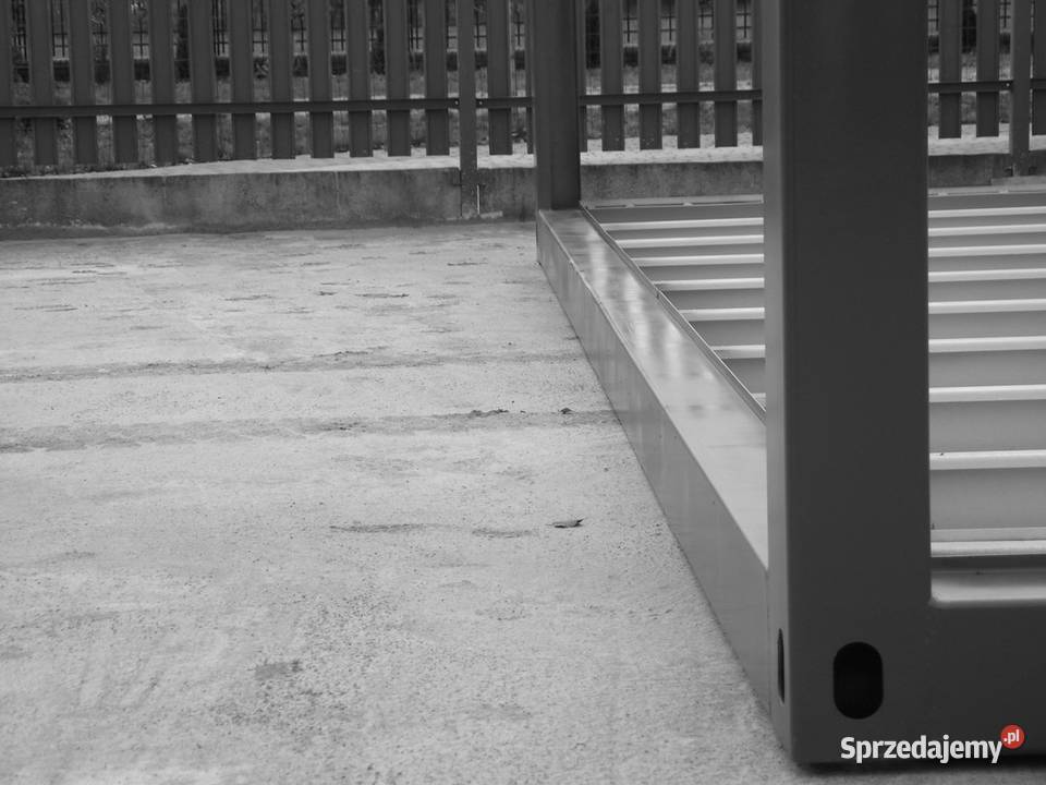 KONTENER MIESZKALNY RAMA STALOWA OCYNK 6x3m Ogród Kalisz