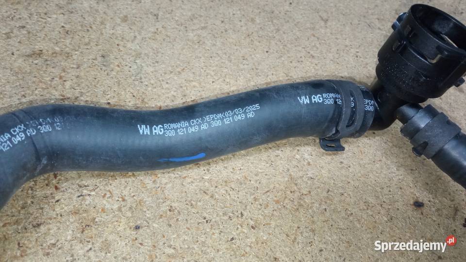 WĄŻ RURA CIECZY CHŁODZĄCEJ Z SZYBKOZŁĄCZKĄ SKODA