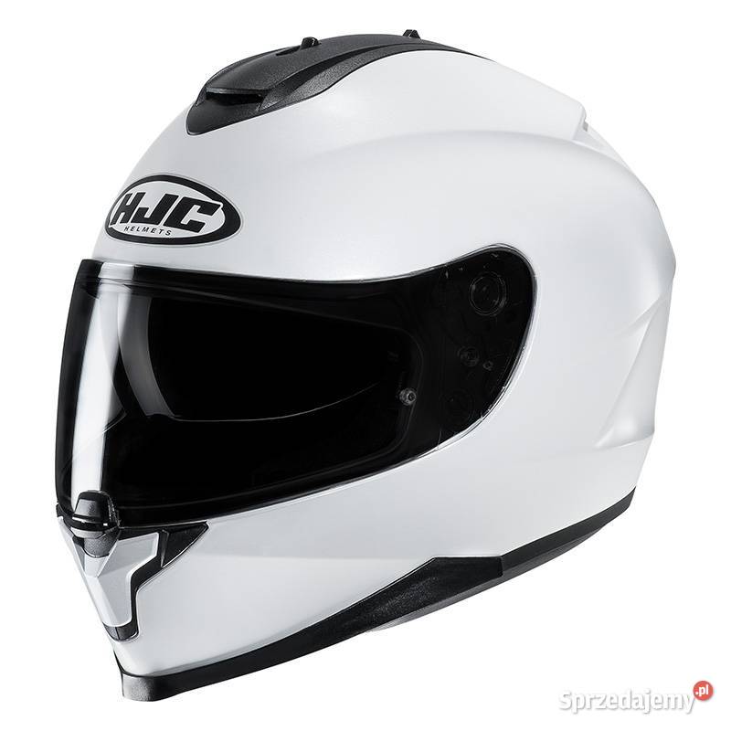 Integralny kask motocyklowy HJC C70 Blenda Biały kaski Trzciel