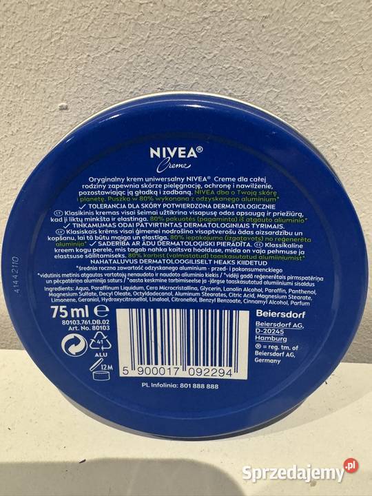 Krem Nivea 75 ml Poznań