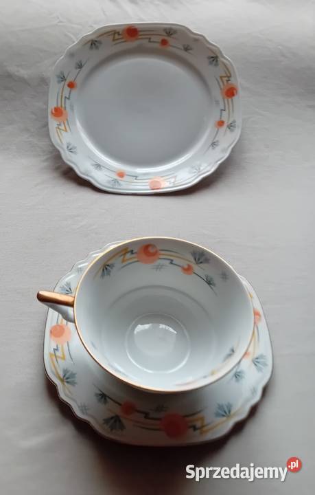 Zestaw śniadaniowy trio art deco Schornding