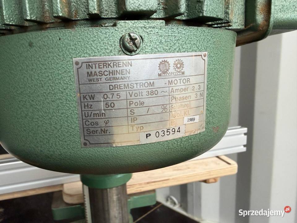 Wiertarka stołowa INTERKRENN Economy 160T 380V Kolno sprzedam