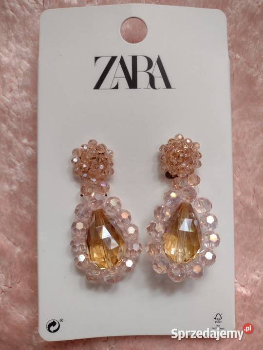 ZARA Wytworne kolczyki wieczorowe z MadrytuNOWE Kraków