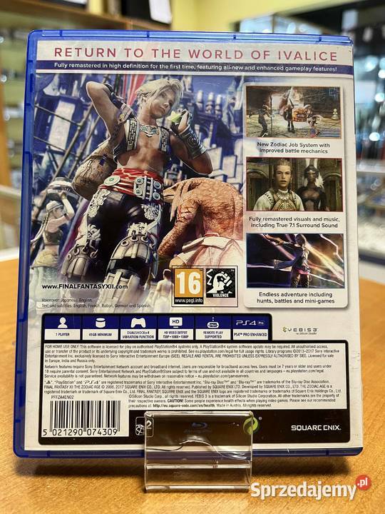 Final Fantasy XII The Zodiac Age PlayStation 4 4 Elbląg