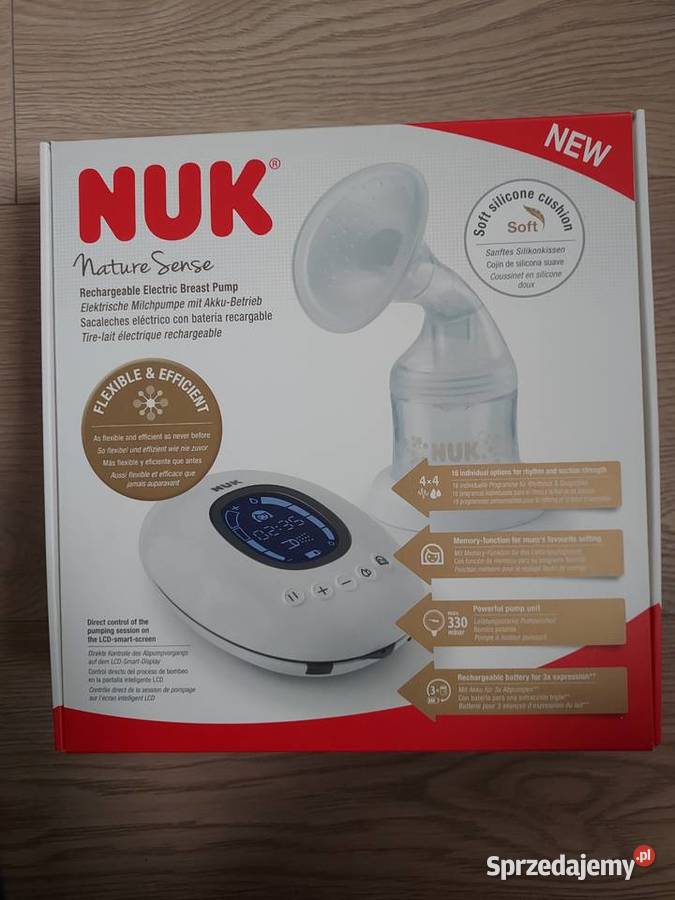 Laktator NUK Nature Sense akumulatorowosieciowe Maliszew sprzedam