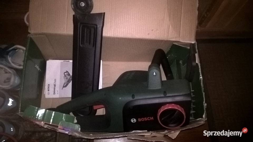 Piła elektryczna łańcuchowa Bosch 1800W nowa Elektryczne mazowieckie Mińsk Mazowiecki sprzedam