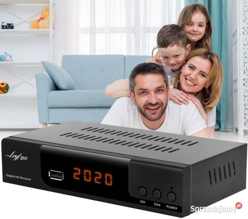 Tuner DVBT2 Hevc Leyf 2111 przewód HDMI Gaszowice