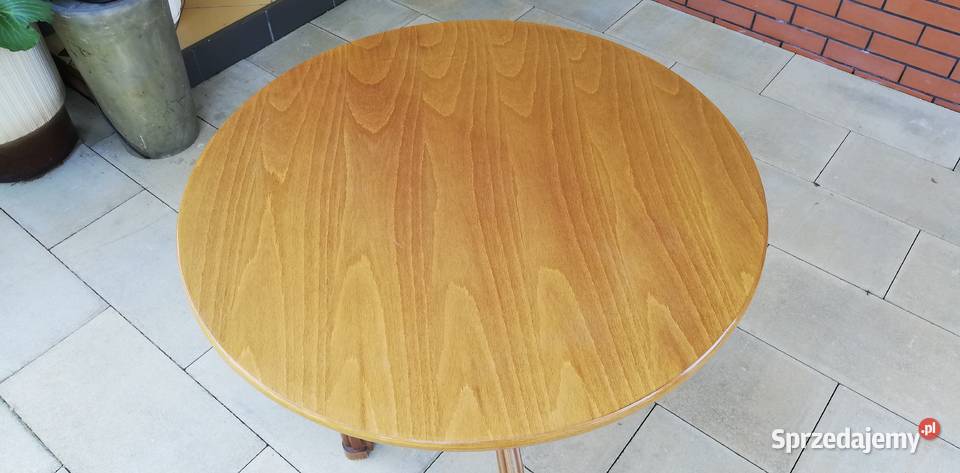 Stół okrągły na giętych nogach stolik kawowy nie Garwolin