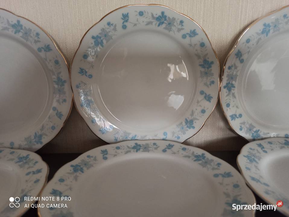 Talerze porcelanowe PRL 6 podlaskie Białystok