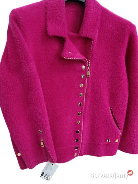 WIOSNAJESIEN GRUBA Kurtka Alpaka UNI BIUST DO Pątnów