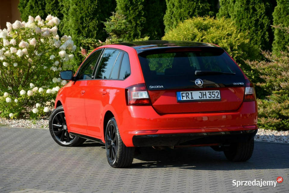 koda RAPID 12TSI 110 Monte Carlo Corrida Red Motoryzacja Ostrów Mazowiecka