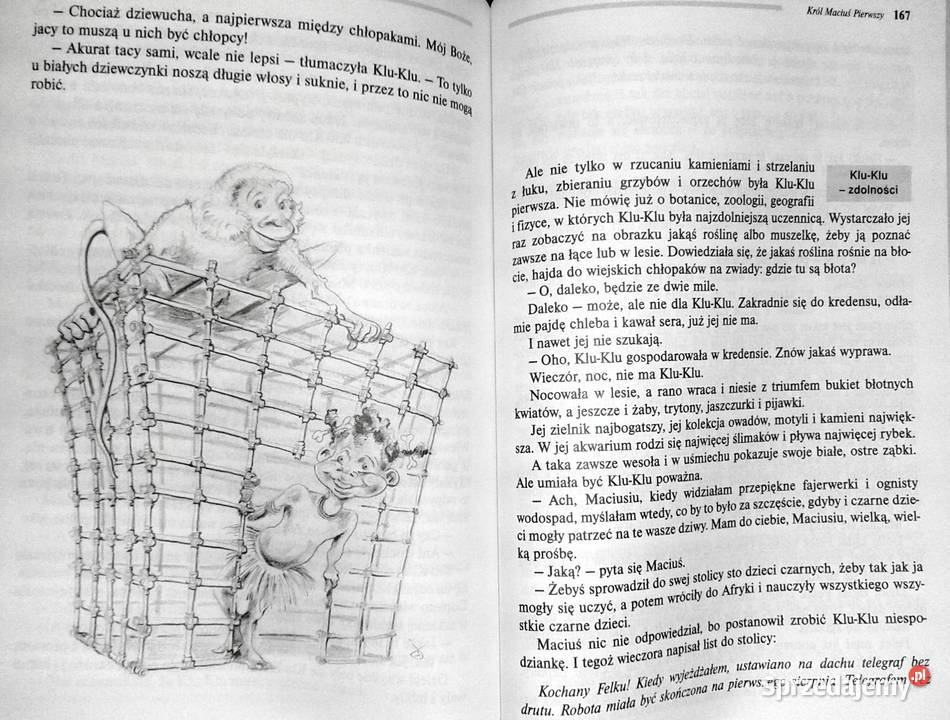 Król Maciuś Pierwszy Lektura z opracowaniem Chełm