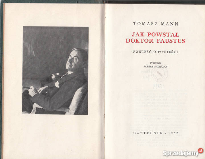 01020 POWSTAŁ DOKTOR FAUST POWIEŚĆ O POWIEŚCI Czyrna