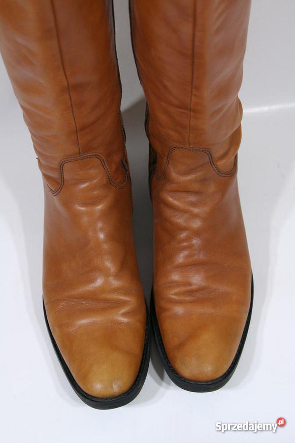 Kozaki skórzane włoskiej Cellini Kozaki Bielsko-Biała sprzedam