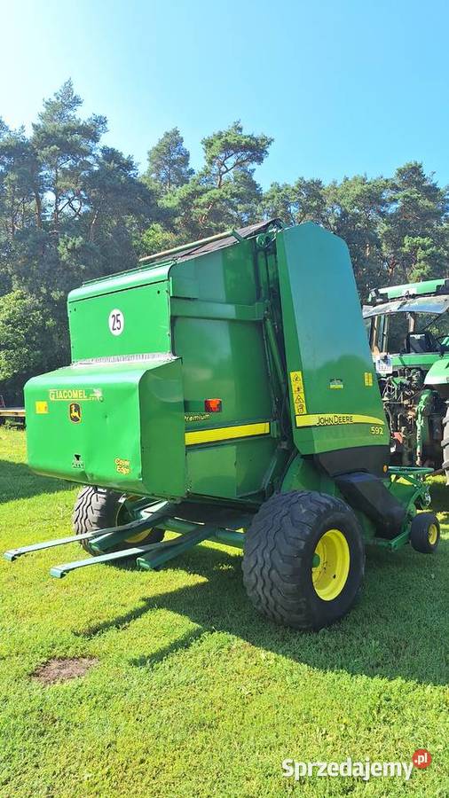 Prasa John Deere 592 siatka niski przebieg nieuszkodzony Ldzań