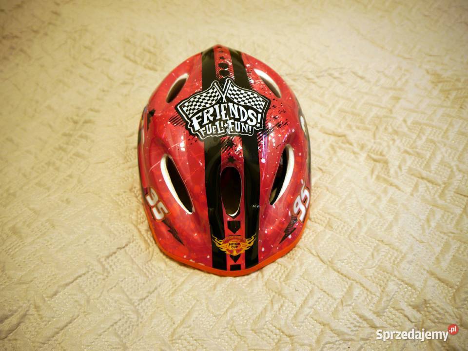 Kask rowerowy dziecięcy Auta Cars Zygzak McQueen Gdańsk