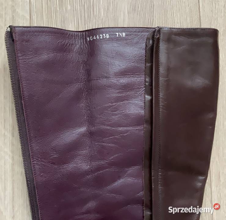 Kozaki damskie skórzane Ralph Lauren brazowe małopolskie Kraków sprzedam