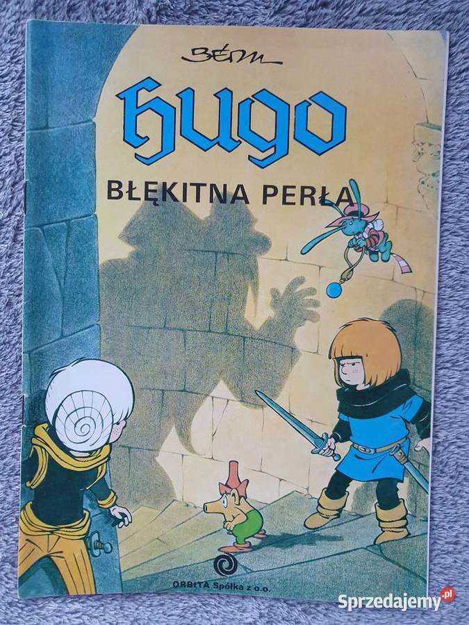 Hugo komplet 5 komiksów pierwsze wydania 1990 Gdynia