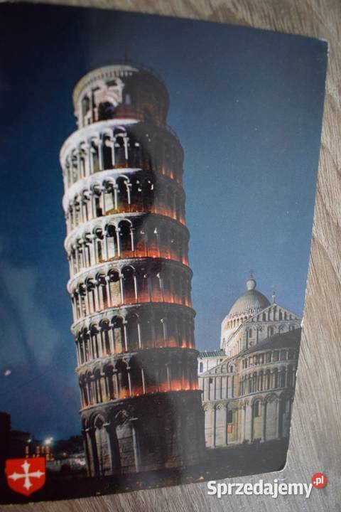 Piazza dei miracoli mała figurka z Włoch z lat Chełmno