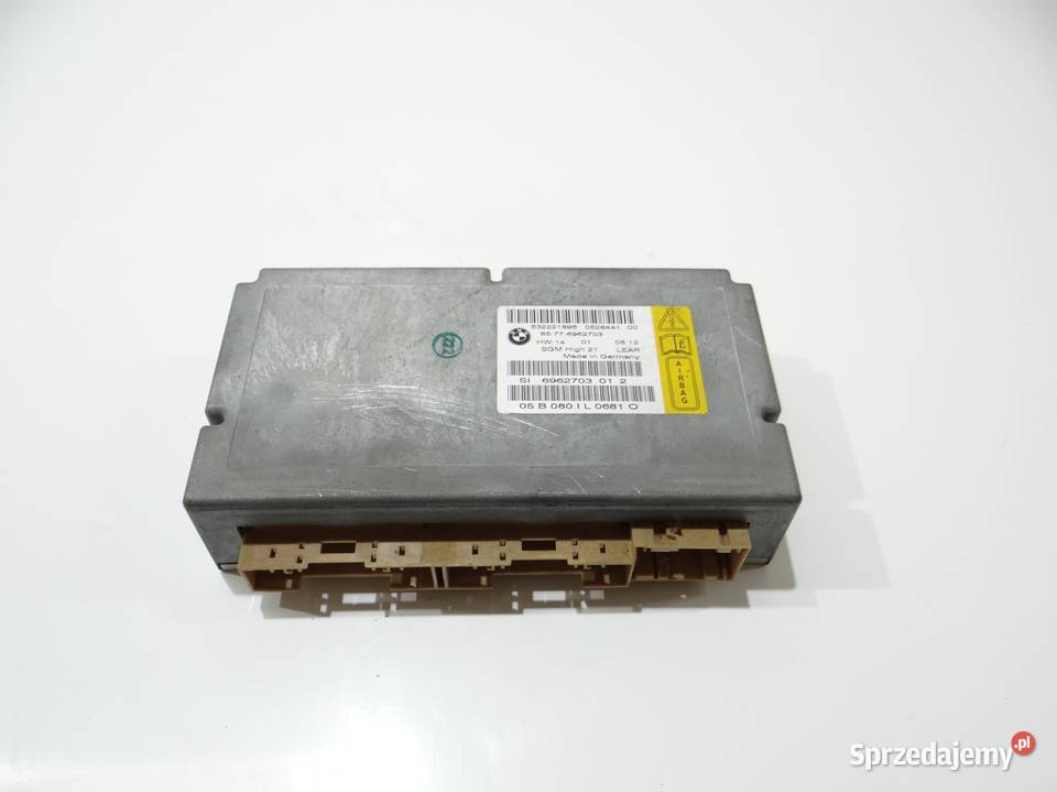 MODUŁ STEROWNIK PODUSZEK POWIETRZNYCH BMW E60 Strzyżewice sprzedam