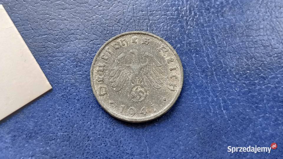 Stare monety 10 pfennig 1941 B Niemcy Lesko
